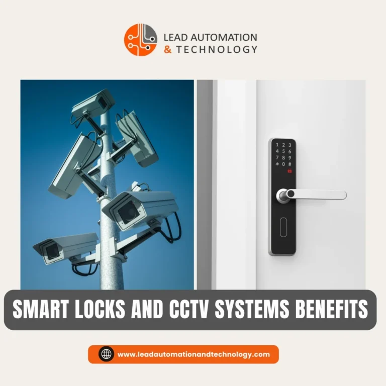 smart locks and CCTV systems